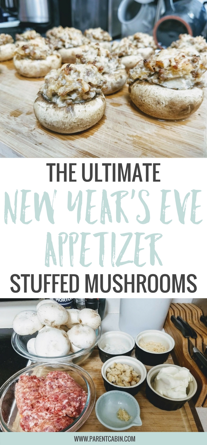 One of my favorite recipes to contribute to the finger food feast, and the ultimate New Year's Eve appetizer, is stuffed mushrooms. This stuffed mushroom recipe is passed down through the family and is the best party appetizer. 