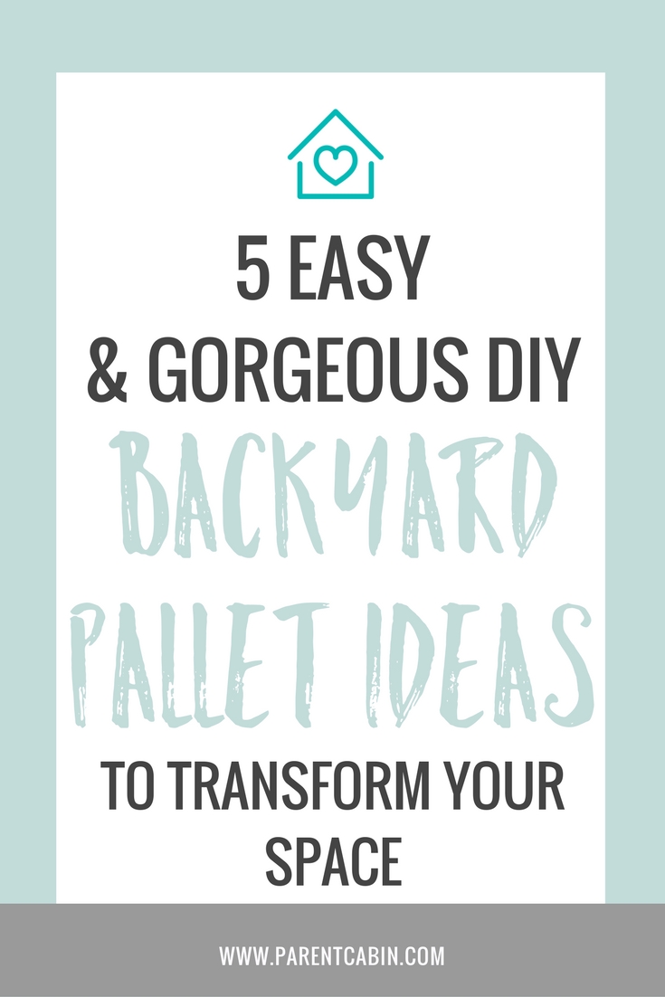 With more time spent entertaining and playing outside in the backyard, it's time to get your DIY on! Here are a few easy DIY outdoor pallet projects to try!