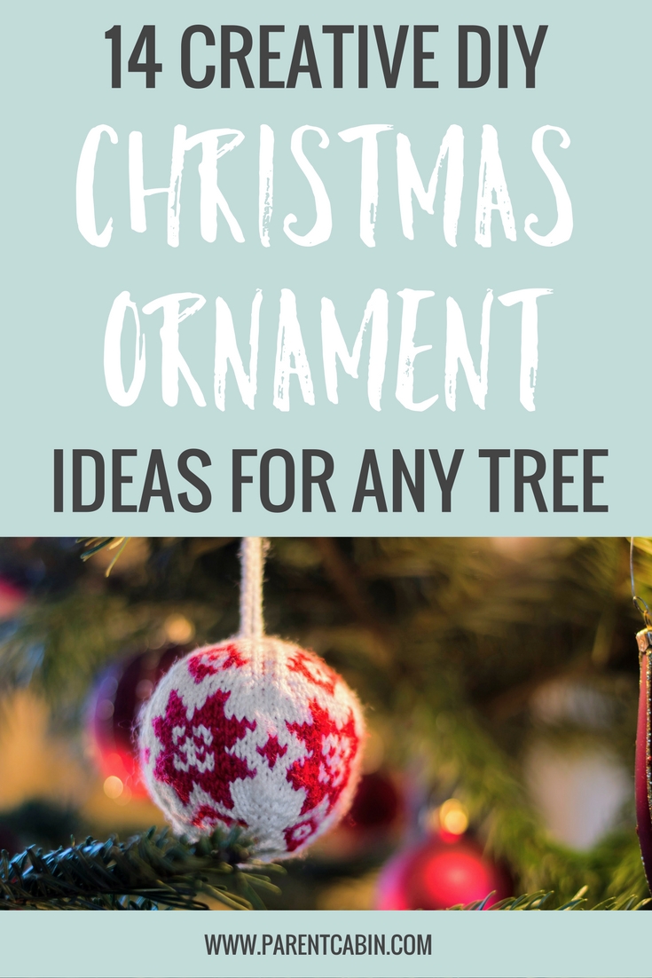 This year, I’m making my own Christmas ornaments and will use them as gifts for friends and family. Here are 14 DIY Christmas ornaments you will love!
